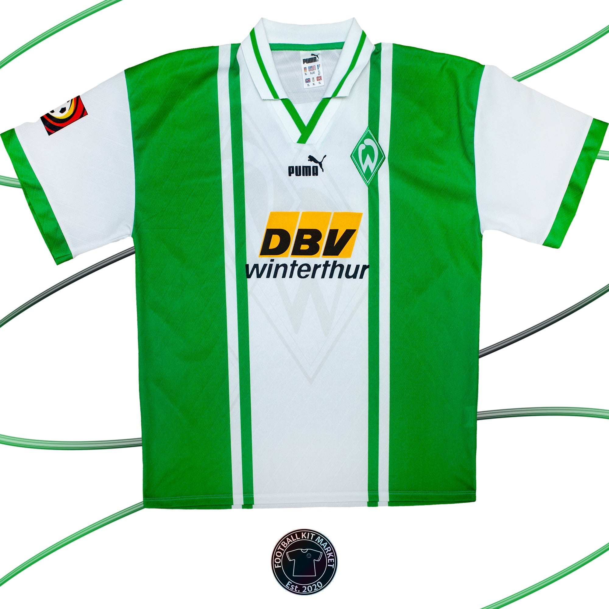 Genuine WERDER BREMEN Home Shirt HERZOG (1996-1997) - PUMA (XL) - Product Image from Football Kit Market