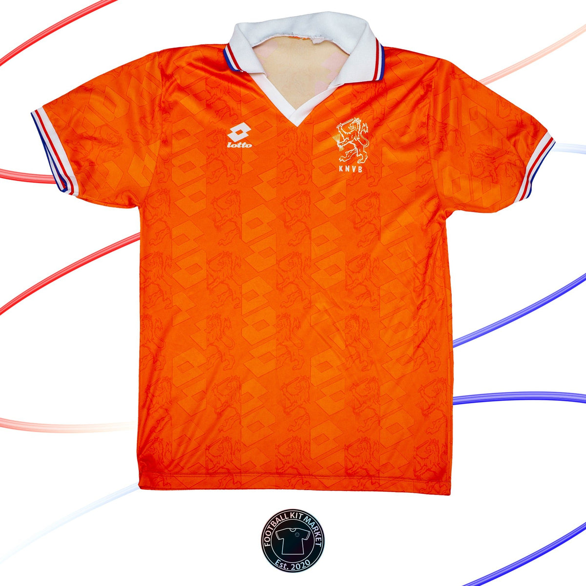 Genuine NETHERLANDS Home (1994-1996) - LOTTO (L) - Product Image from Football Kit Market