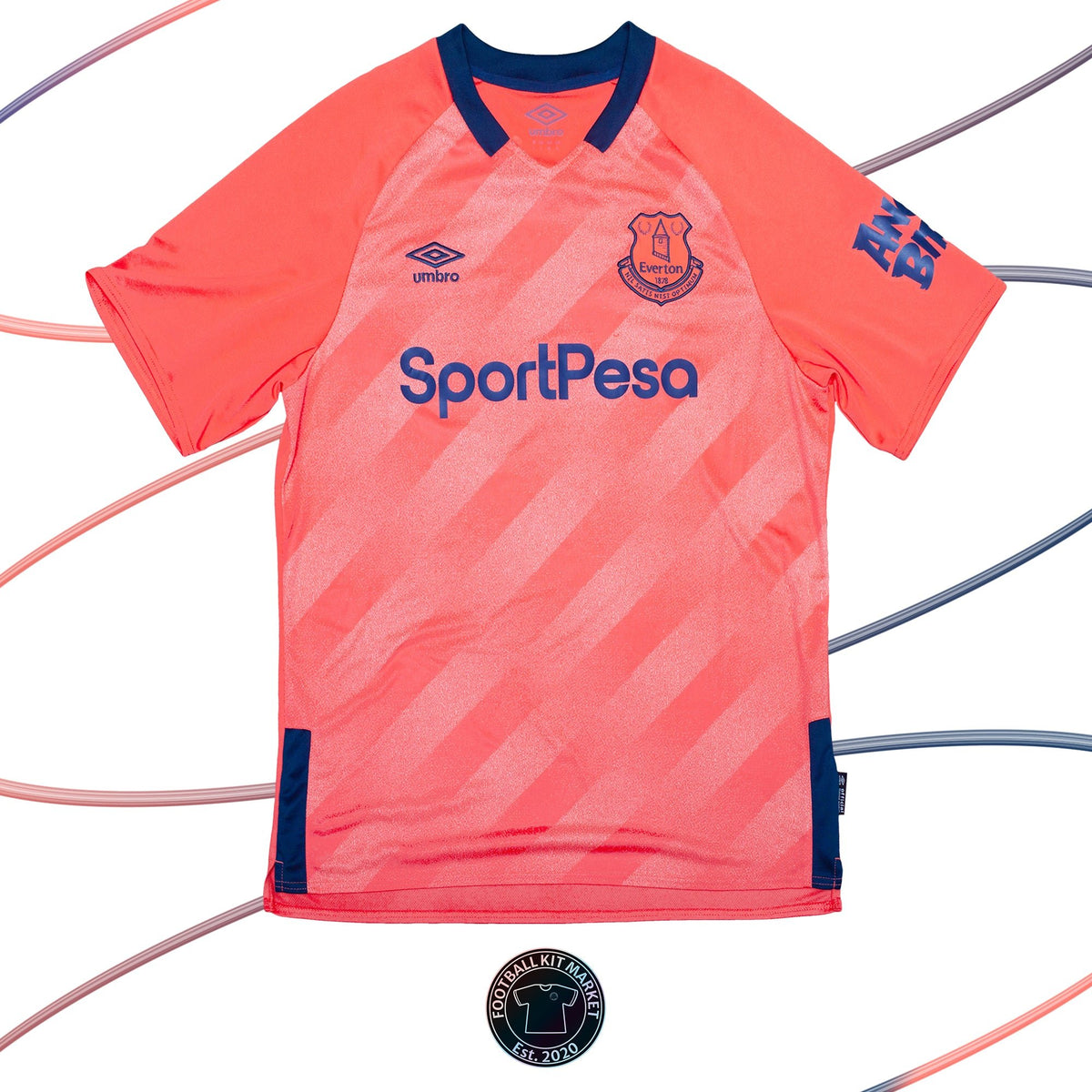 Genuine EVERTON Away Shirt (2019-2020) - UMBRO (L) - Product Image from Football Kit Market