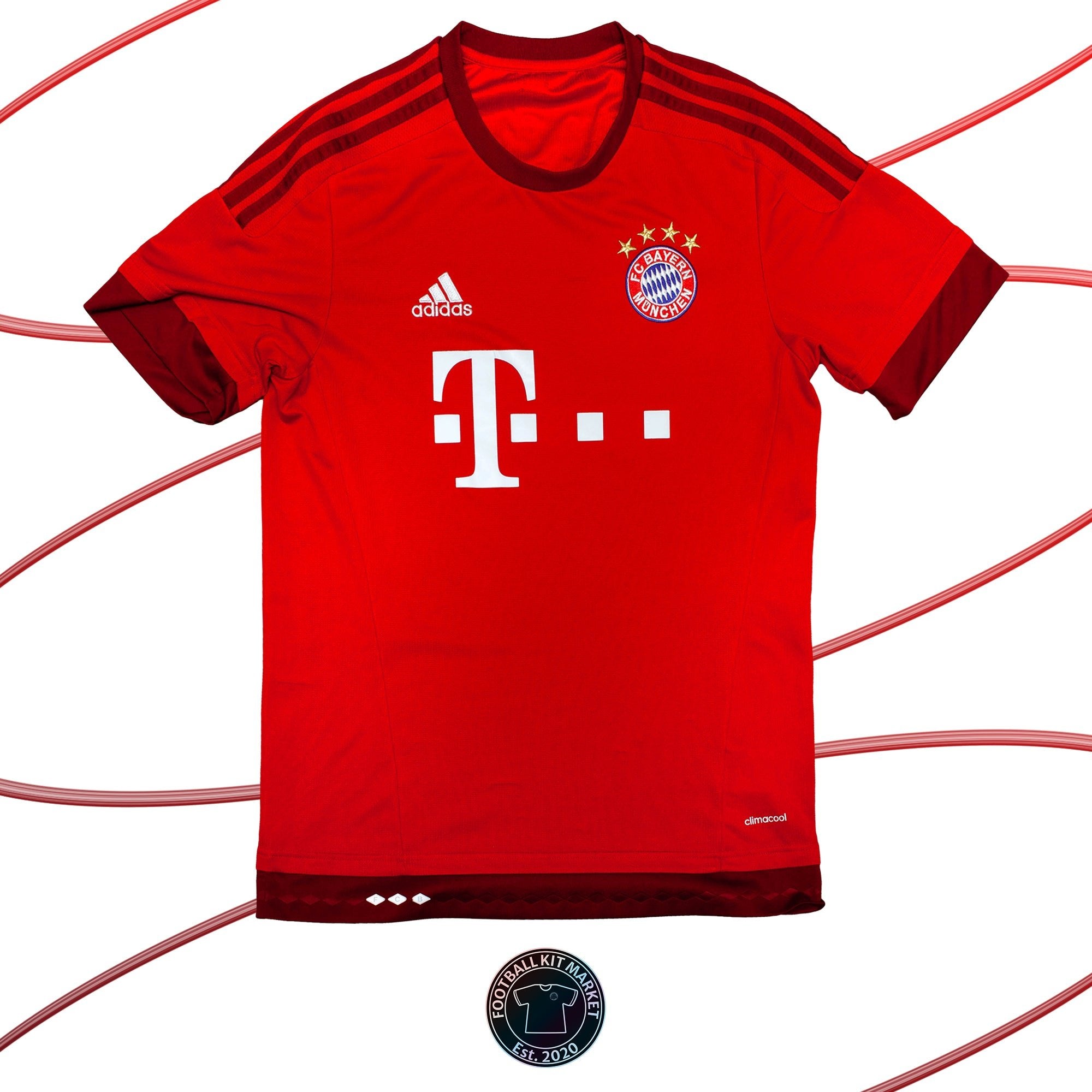 Genuine BAYERN MUNICH Home Shirt (2015-2016) - ADIDAS (M) - Product Image from Football Kit Market