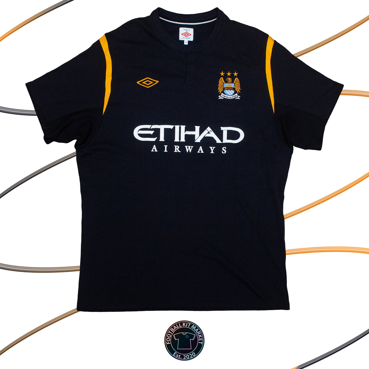 Genuine MANCHESTER CITY Away Shirt (2009-2010) - UMBRO (XXL) - Product Image from Football Kit Market