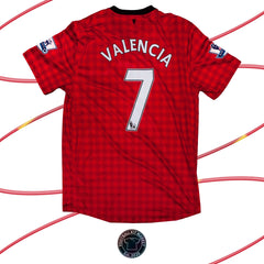 Genuine MANCHESTER UNITED Home Shirt VALENCIA (2012-2013) - NIKE (L) - Product Image from Football Kit Market