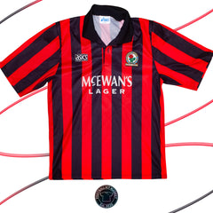 Genuine BLACKBURN ROVERS Away Shirt (1992-1994) - ASICS (XL) - Product Image from Football Kit Market