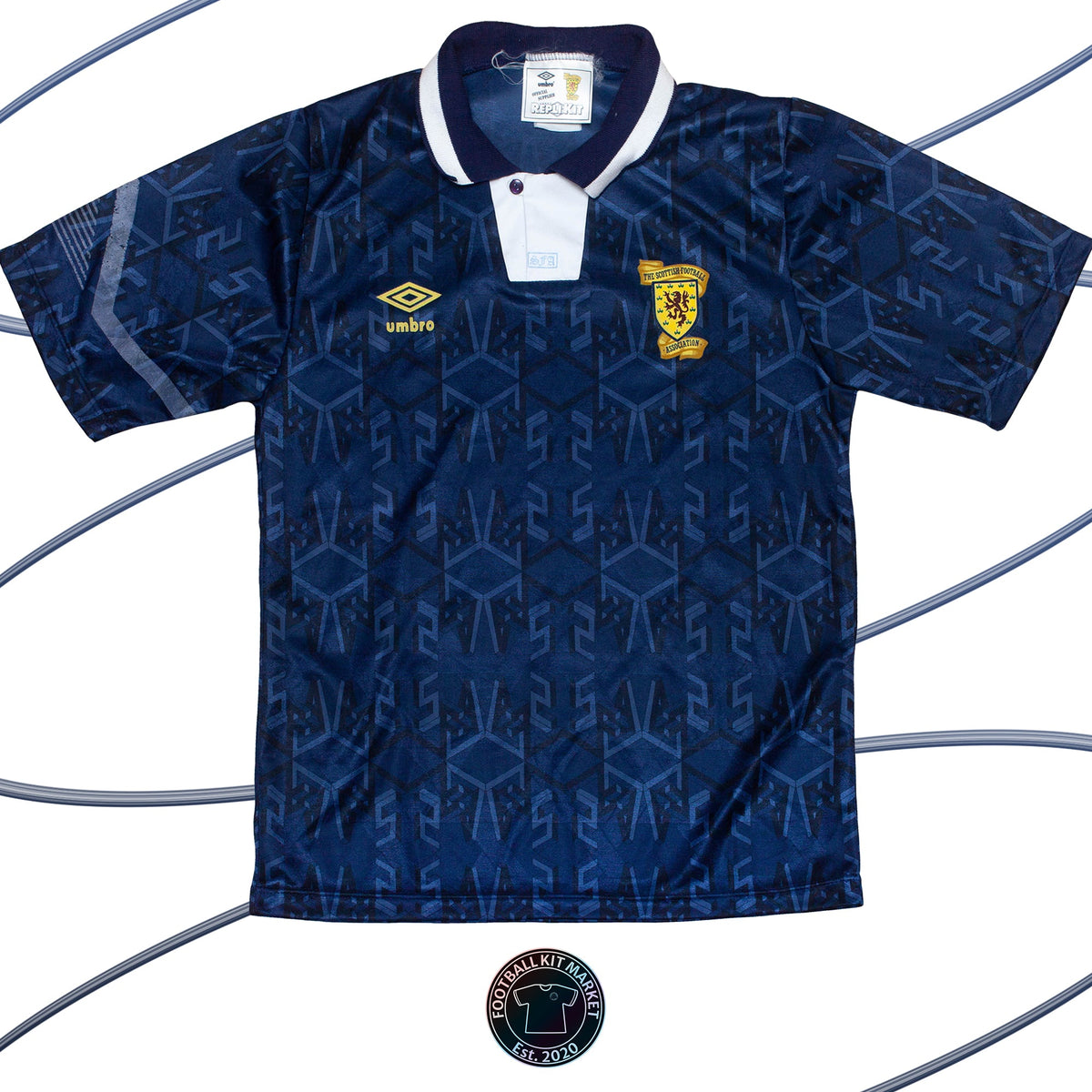 Genuine SCOTLAND Home Shirt (1991-1994) - UMBRO (S) - Product Image from Football Kit Market