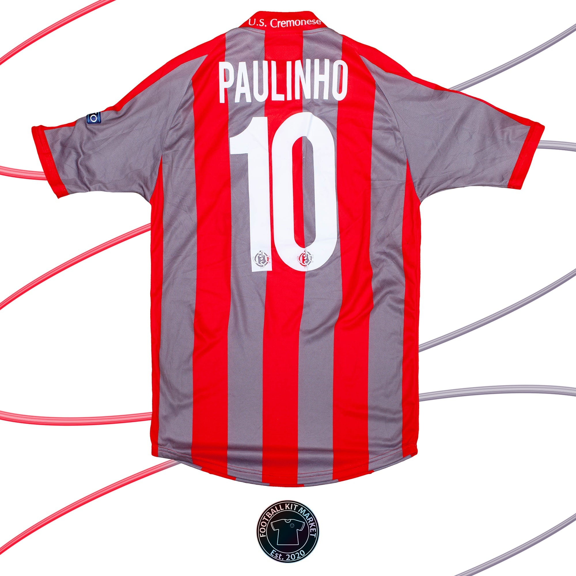 Genuine US CREMONESE Home Shirt PAULINHO (2017-2018) - GARMAN (L) - Product Image from Football Kit Market
