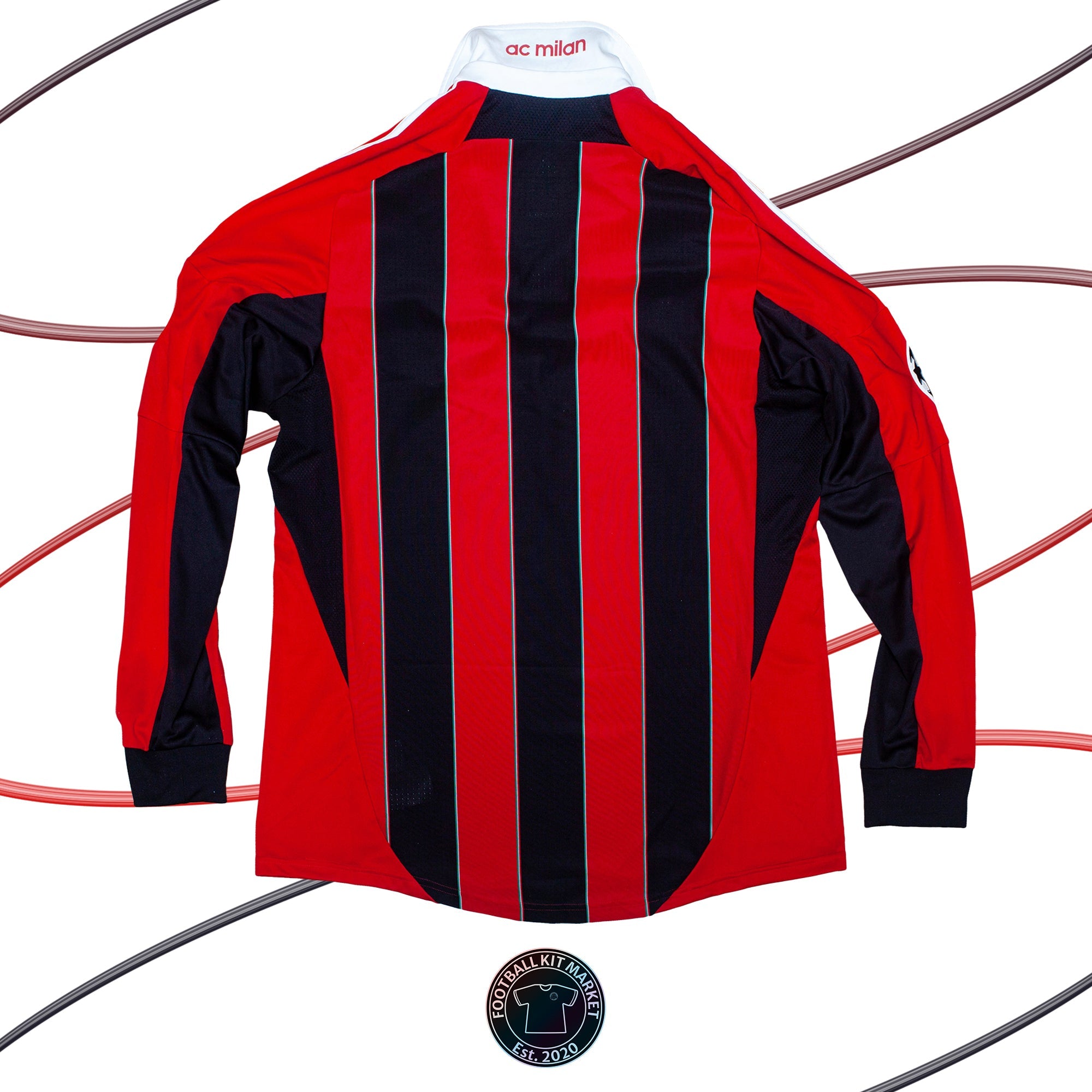Genuine AC MILAN Home Shirt (2012-2013) - ADIDAS (XL) - Product Image from Football Kit Market