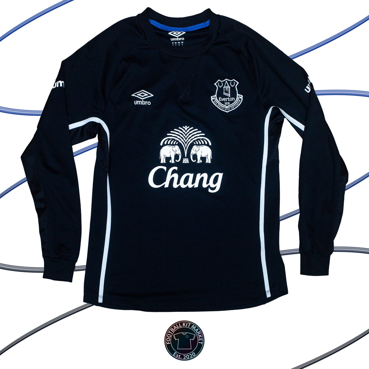 Genuine EVERTON Away Shirt (2014-2015) - UMBRO (S) - Product Image from Football Kit Market