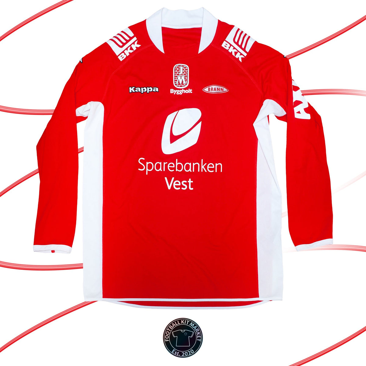 Genuine BRANN Home Shirt (2009) - KAPPA (XXL) - Product Image from Football Kit Market