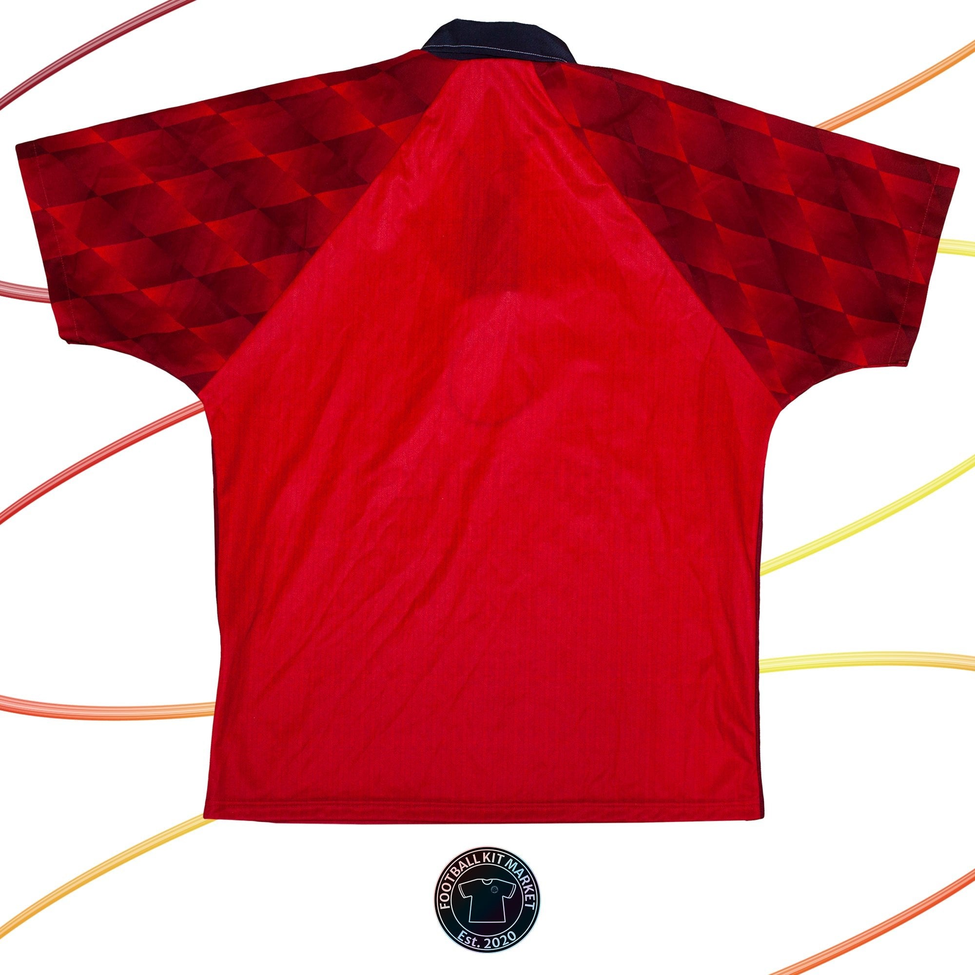 Genuine MANCHESTER UNITED Home Shirt (1996-1998) - UMBRO (L) - Product Image from Football Kit Market