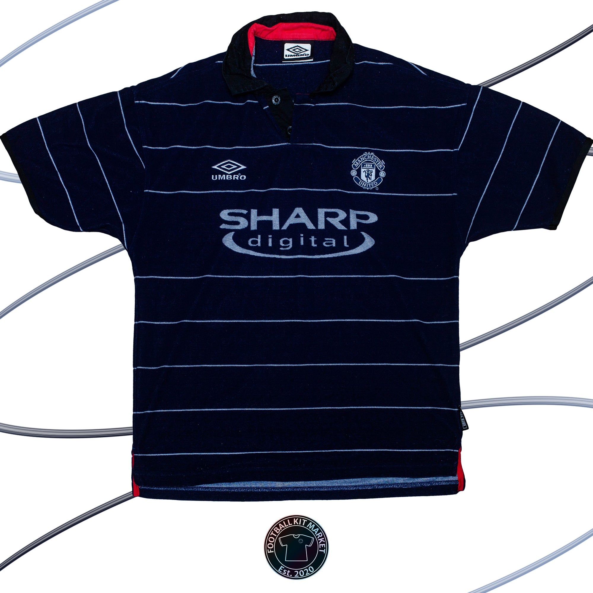 Genuine MANCHESTER UNITED Away Shirt (1999-2000) - UMBRO (M) - Product Image from Football Kit Market