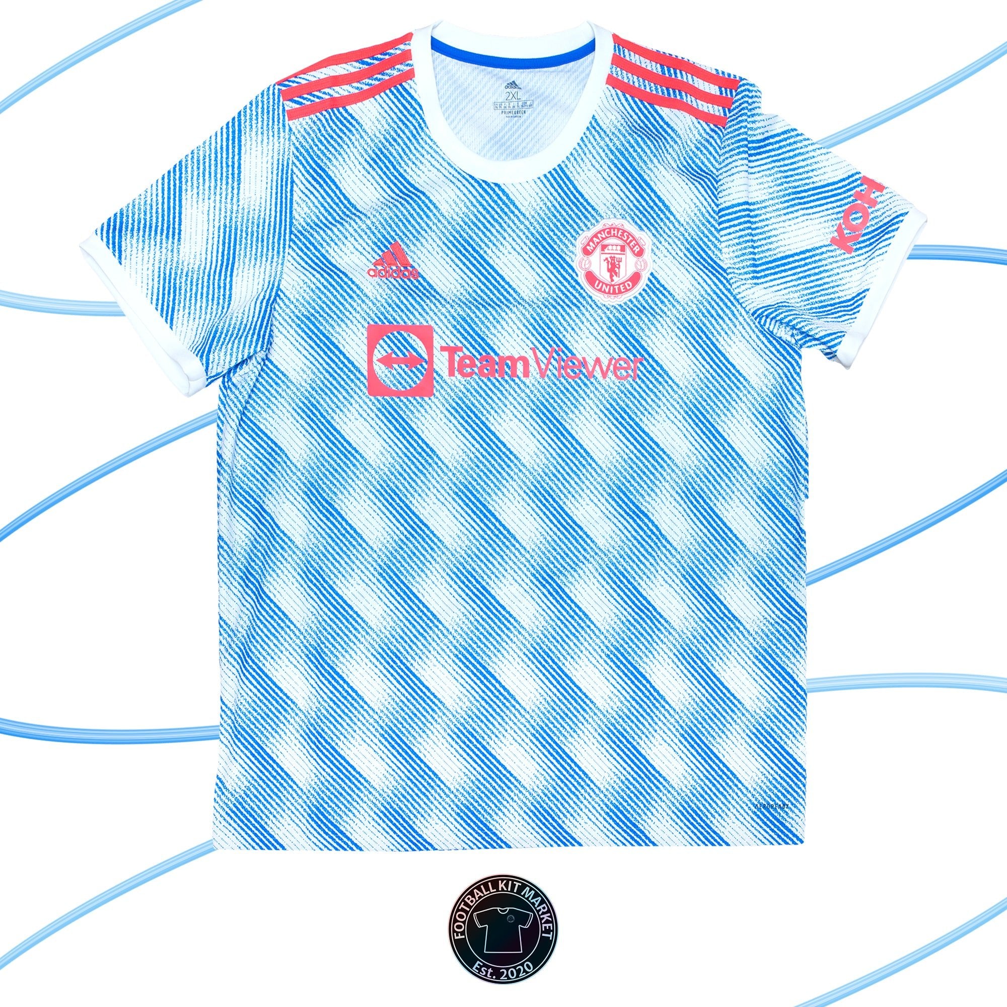 Genuine MANCHESTER UNITED Away Shirt (2021-2022) - ADIDAS (XXL) - Product Image from Football Kit Market