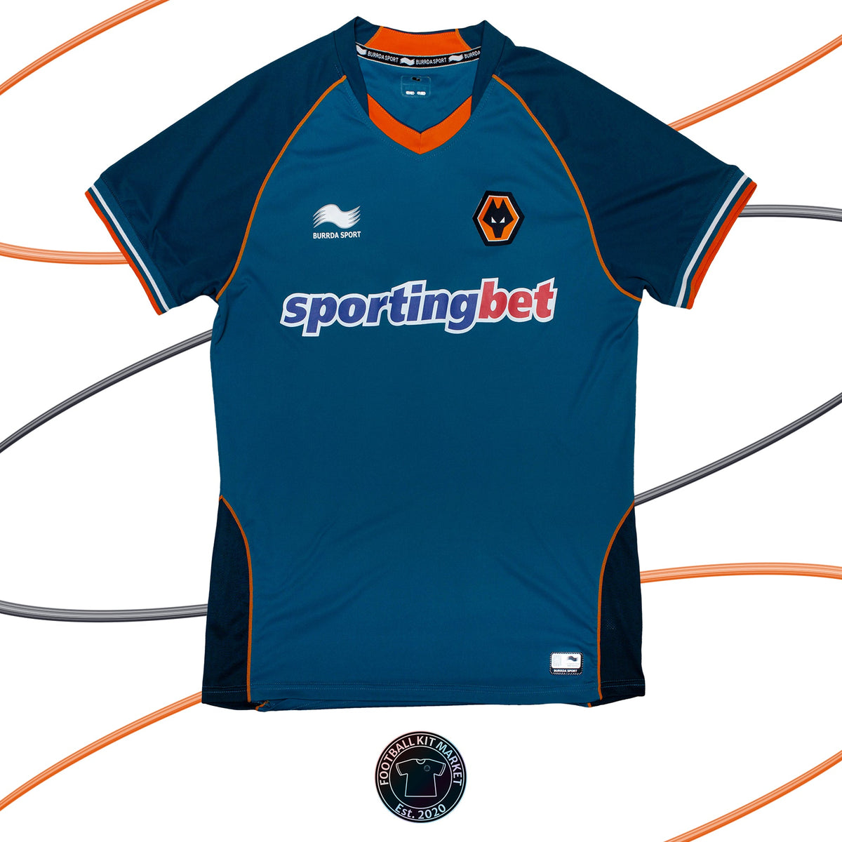 Genuine WOLVERHAMPTON WANDERERS (WOLVES) Away Shirt (2012-2013) - BURRDA SPORT (M) - Product Image from Football Kit Market