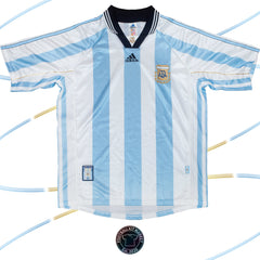 Genuine ARGENTINA Home Shirt (1998-1999) - ADIDAS (L) - Product Image from Football Kit Market
