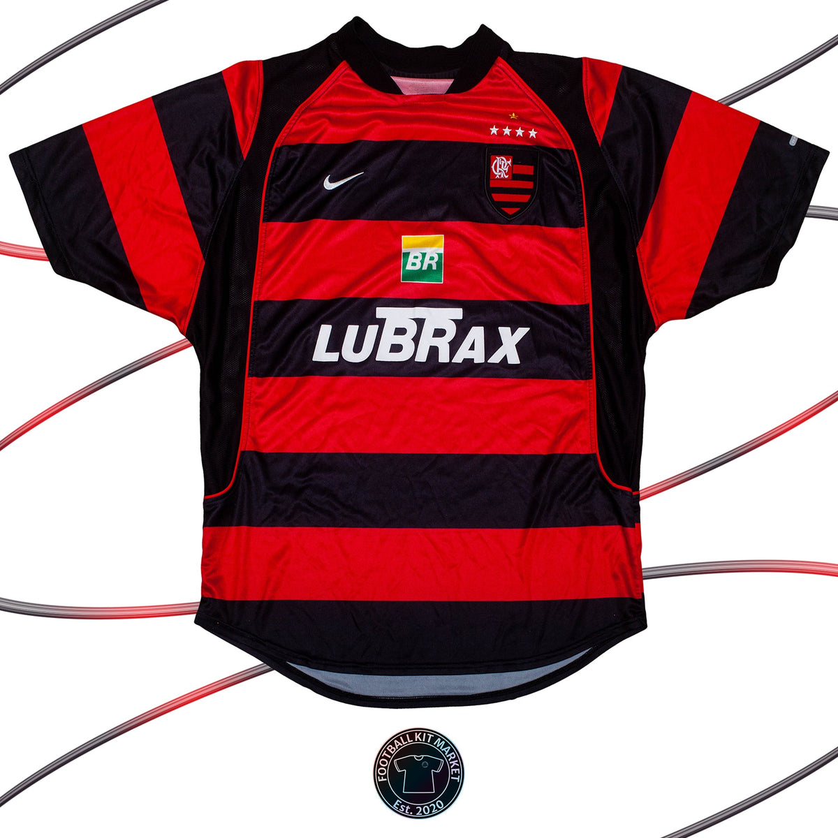 Genuine FLAMENGO Home Shirt (2003-2004) - NIKE (XL) - Product Image from Football Kit Market