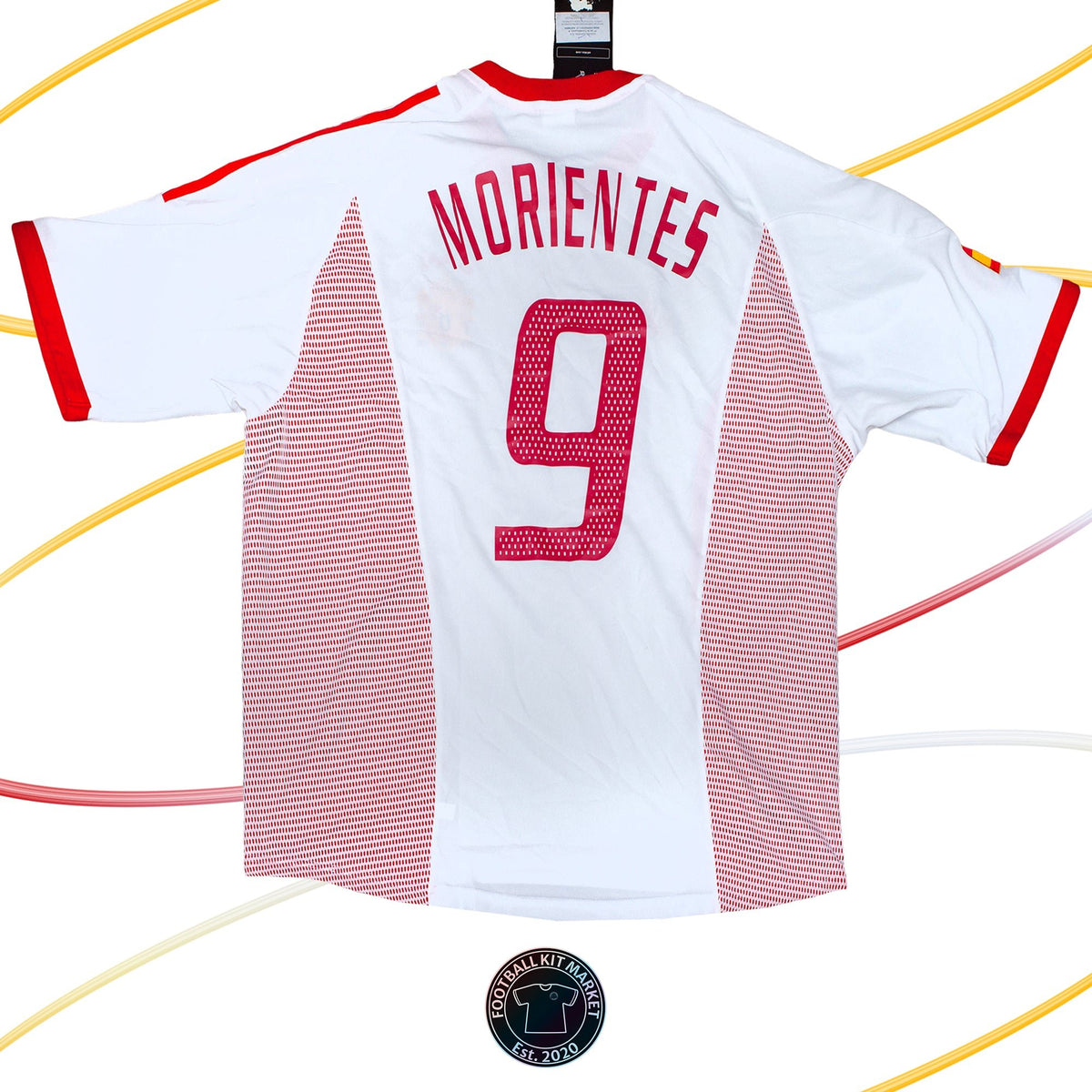 Genuine SPAIN Away MORIENTES (2002-2004) - ADIDAS (XL) - Product Image from Football Kit Market