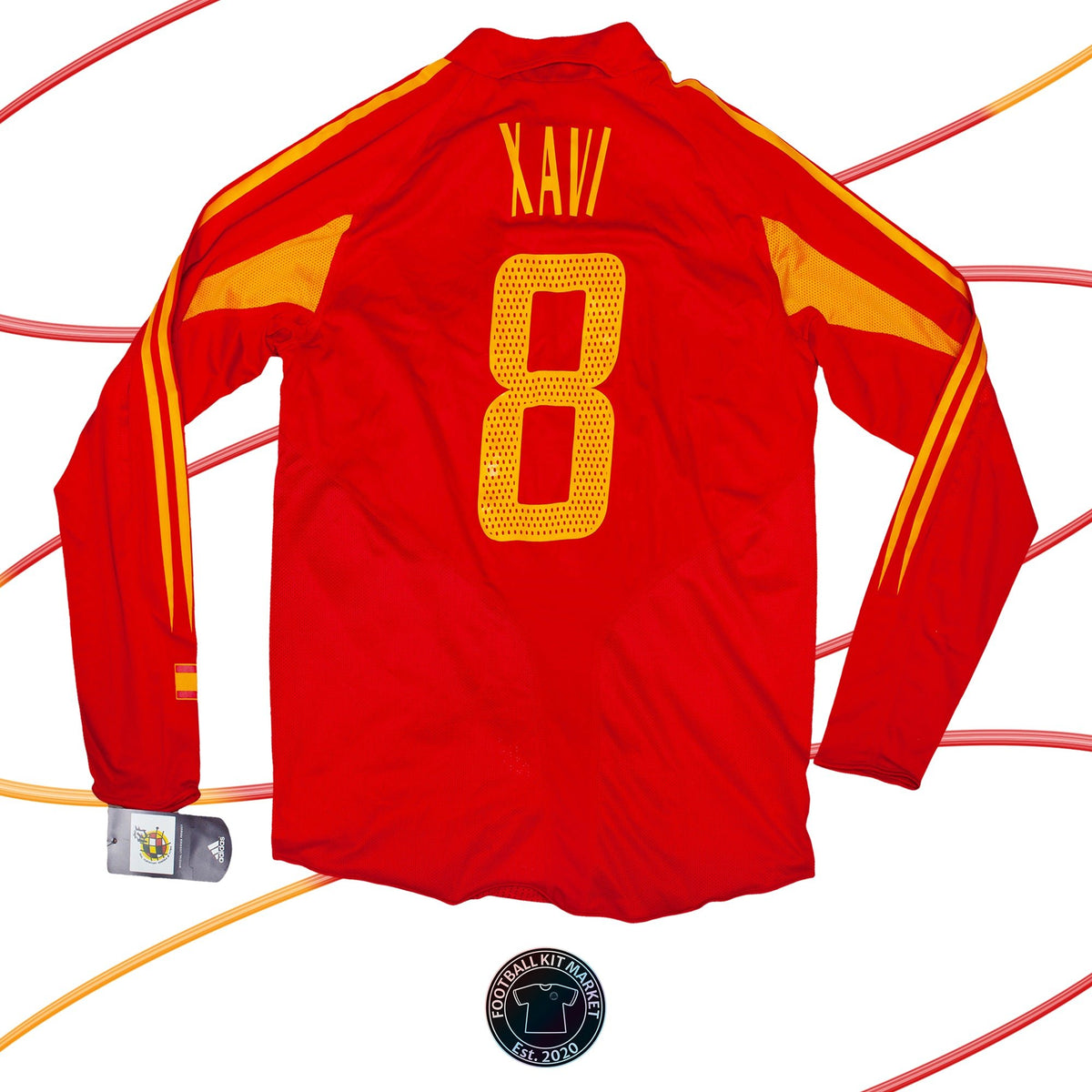 Genuine SPAIN Home XAVI (2004-2006) - ADIDAS (M) - Product Image from Football Kit Market