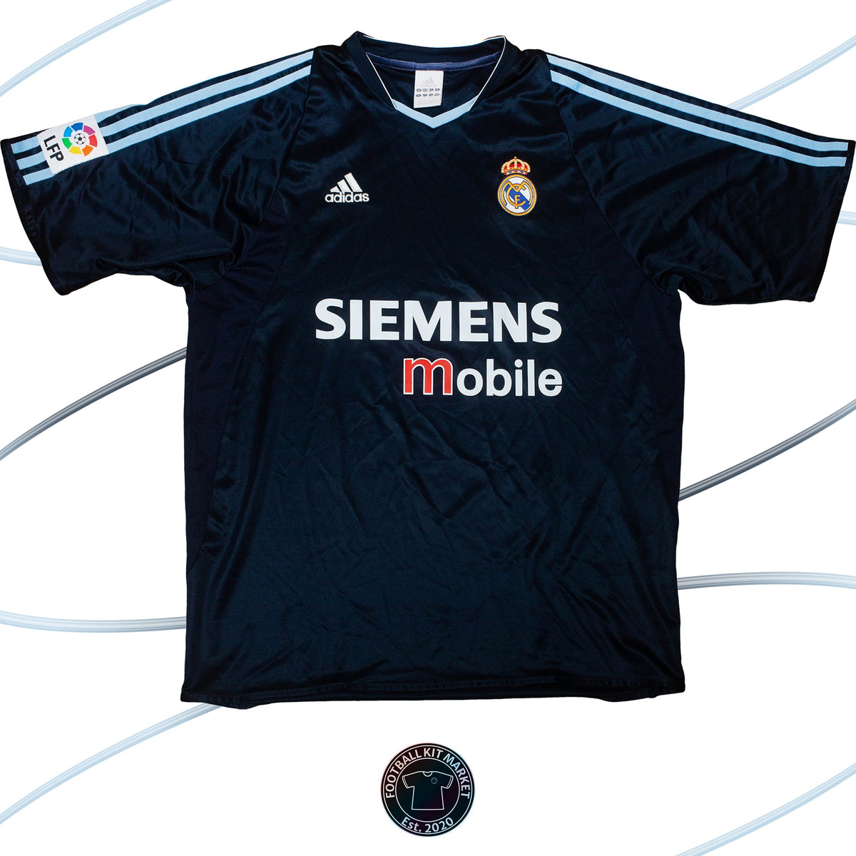 Genuine REAL MADRID Away (2003-2004) - ADIDAS (L) - Product Image from Football Kit Market
