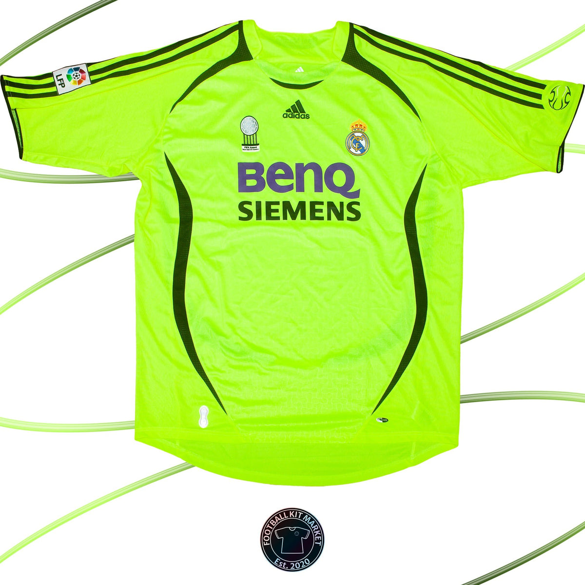 Genuine REAL MADRID Goalkeeper (2006-2007) - ADIDAS (XXL) - Product Image from Football Kit Market