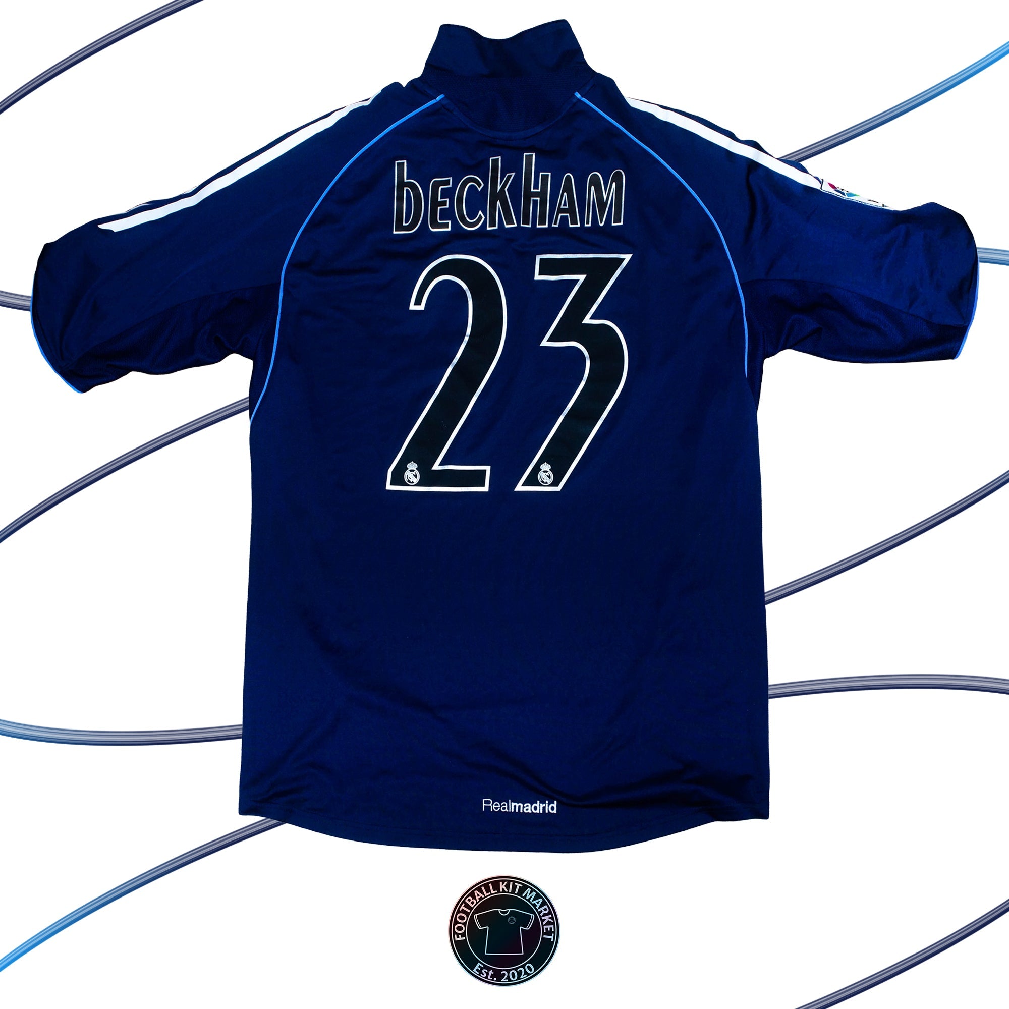 Genuine REAL MADRID Away BECKHAM (2005-2006) - ADIDAS (L) - Product Image from Football Kit Market