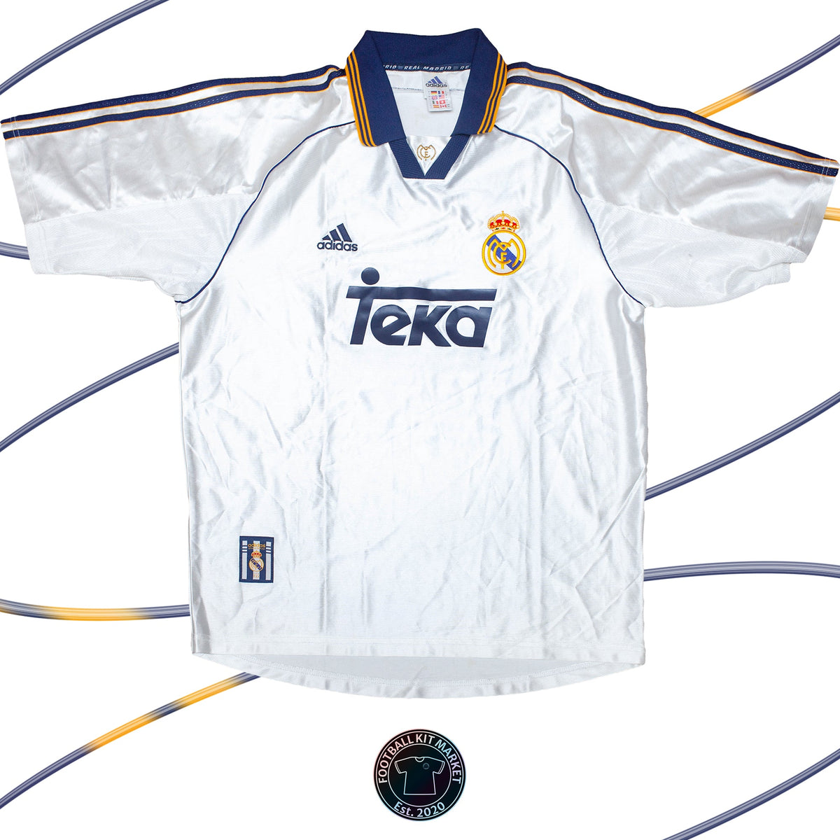 Genuine REAL MADRID Home (1999-2000) - ADIDAS (L) - Product Image from Football Kit Market