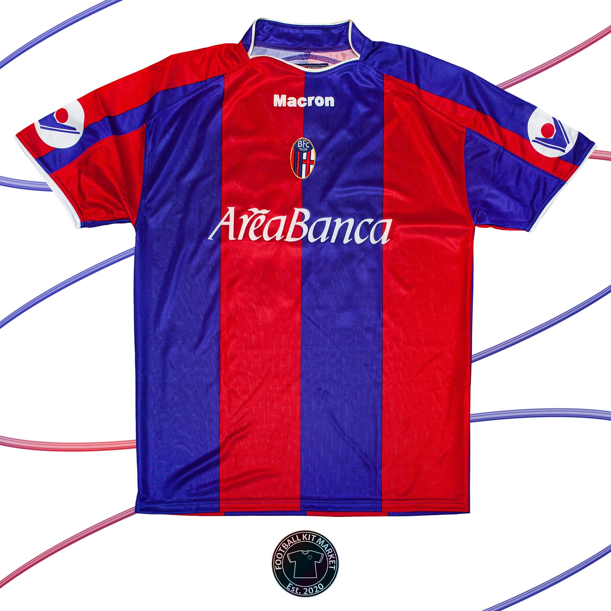 Genuine BOLOGNA Home Shirt NAKATA (2003-2004) - MACRON (L) - Product Image from Football Kit Market