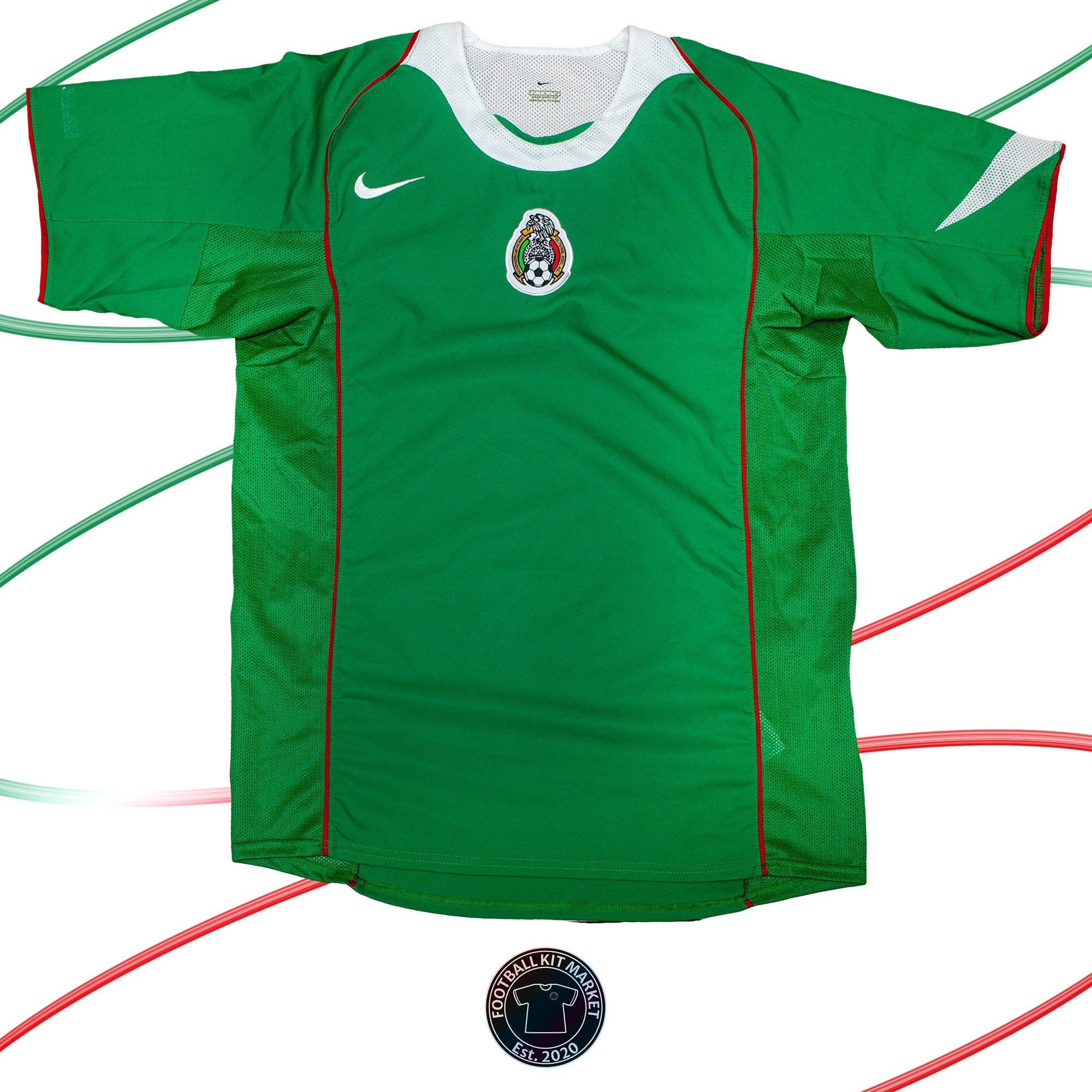 Genuine MEXICO Home Shirt (2004-2006) - NIKE (L) - Product Image from Football Kit Market