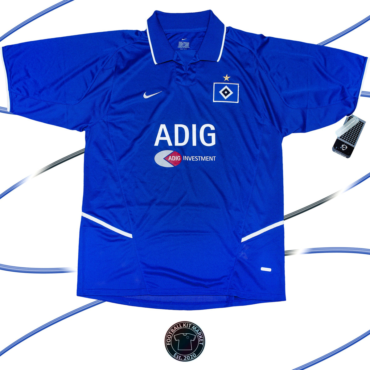 Genuine HAMBURGER SV Away Shirt (2004-2005) - NIKE (L) - Product Image from Football Kit Market