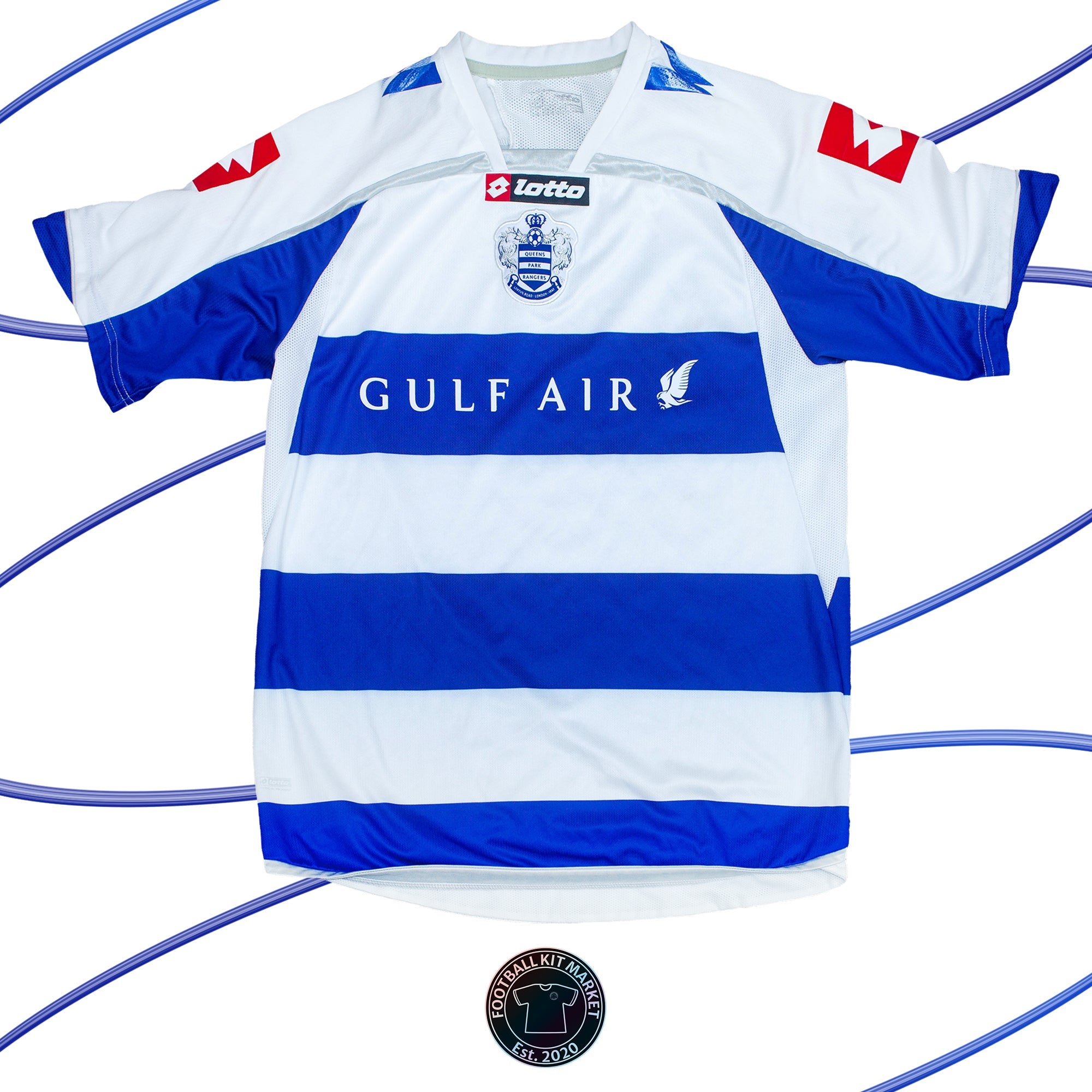 Genuine QUEENS PARK RANGERS Home Shirt (2009-2010) - LOTTO (L) - Product Image from Football Kit Market