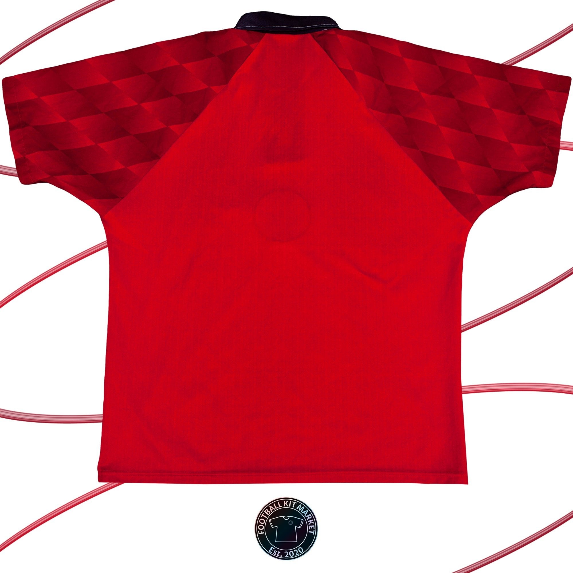Genuine MANCHESTER UNITED Home Shirt (1996-1998) - UMBRO (M) - Product Image from Football Kit Market
