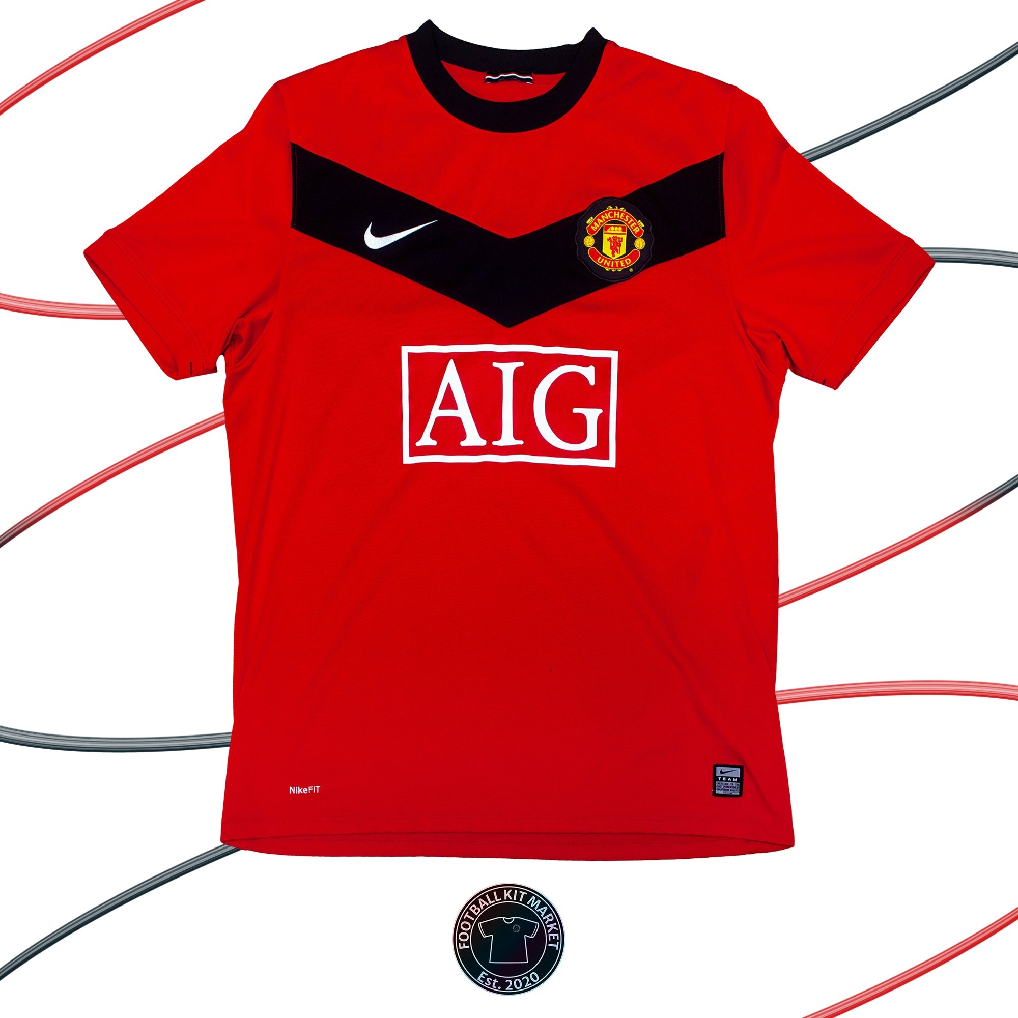 Genuine MANCHESTER UNITED Home (2009-2010) - NIKE (L) - Product Image from Football Kit Market