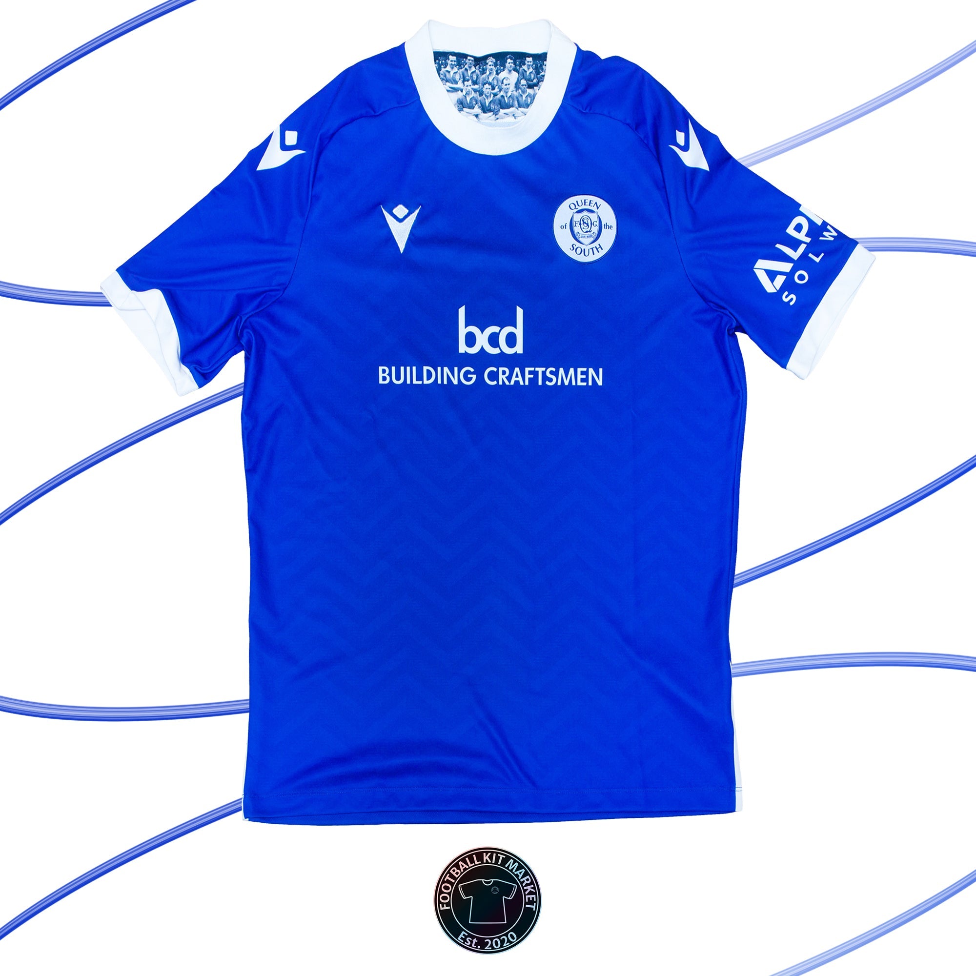 Genuine QUEEN OF THE SOUTH Home (2022-2023) - MACRON (XL) - Product Image from Football Kit Market