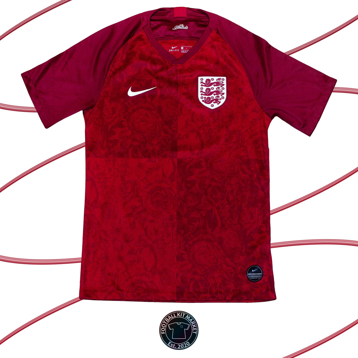 Genuine ENGLAND - THE LIONESSES Away (2019) - NIKE (S) - Product Image from Football Kit Market