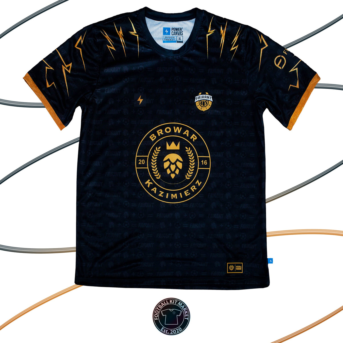 Genuine SF FAIRANT KRAKOW Home Shirt (2021-2022) - POWER CANVAS (XL) - Product Image from Football Kit Market