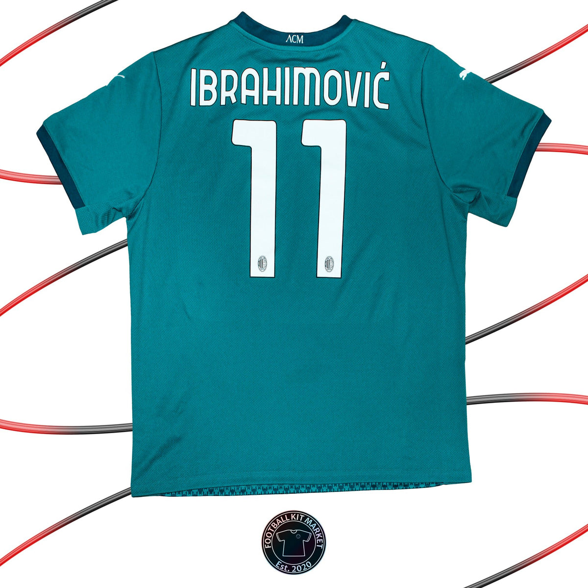 Genuine AC MILAN 3rd IBRAHIMOVIC (2020-2021) - PUMA (XL) - Product Image from Football Kit Market