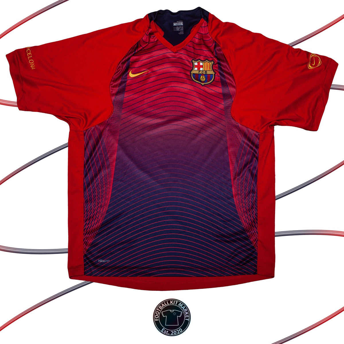 Genuine BARCELONA Training (2007-2008) - NIKE (L) - Product Image from Football Kit Market