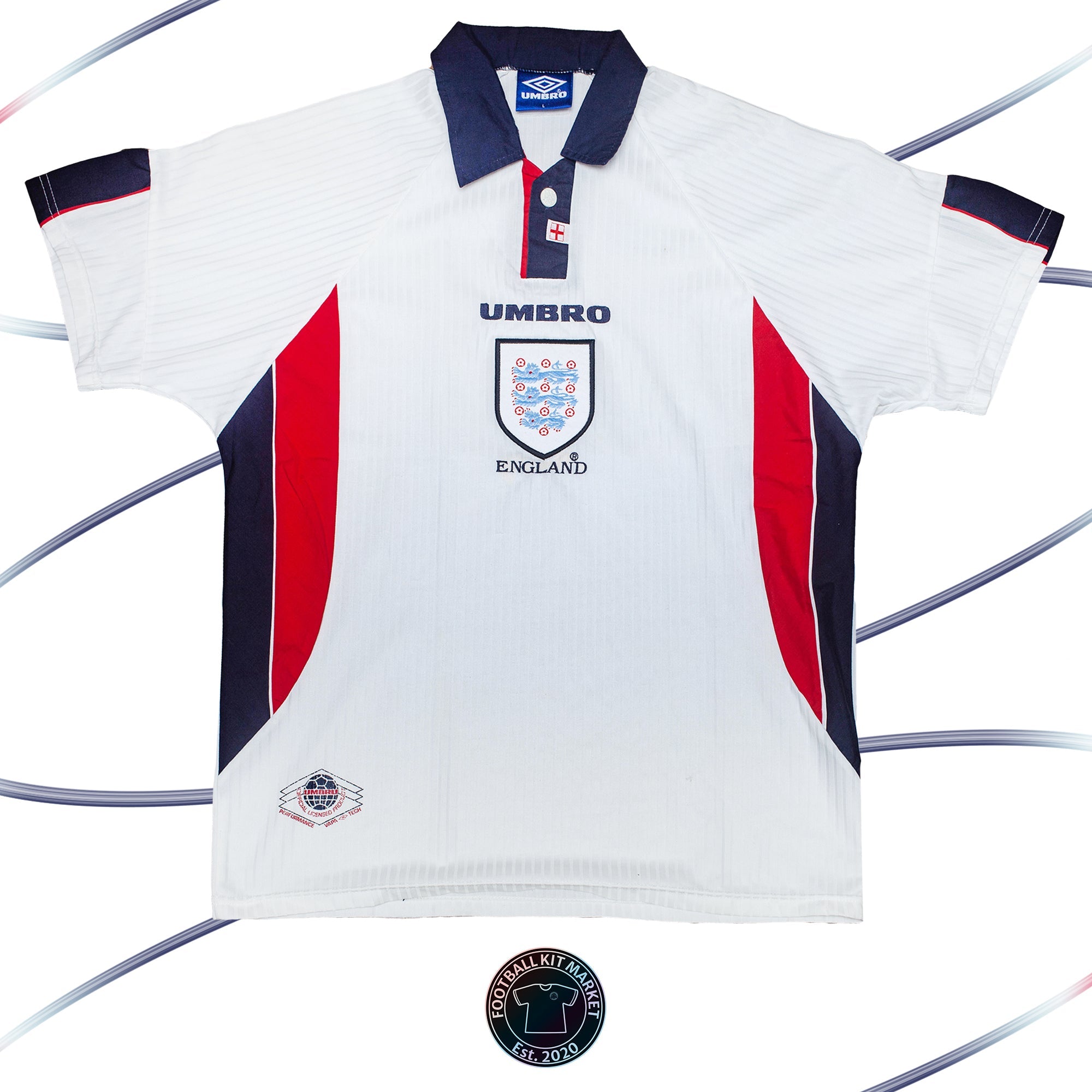 Genuine ENGLAND Home (1997-1999) - UMBRO (L) - Product Image from Football Kit Market