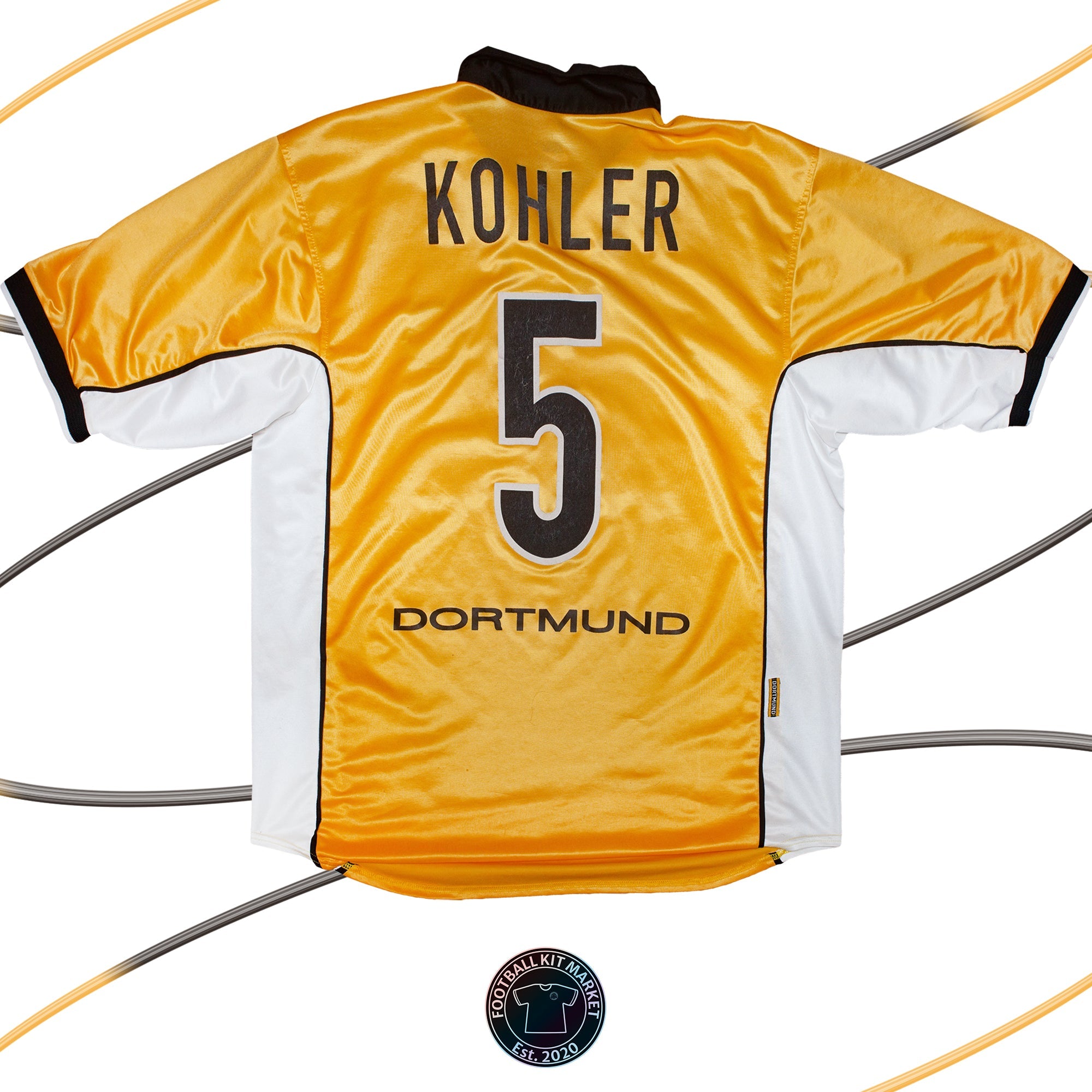 Genuine BORUSSIA DORTMUND Home KOHLER (1998-2000) - NIKE (XL) - Product Image from Football Kit Market
