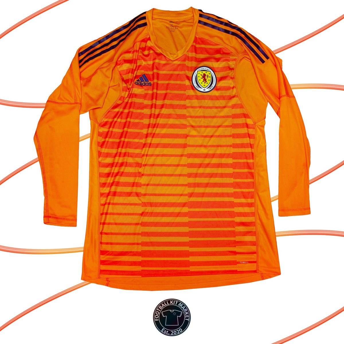 Genuine SCOTLAND Goalkeeper Shirt (2018-2019) - ADIDAS (XL) - Product Image from Football Kit Market