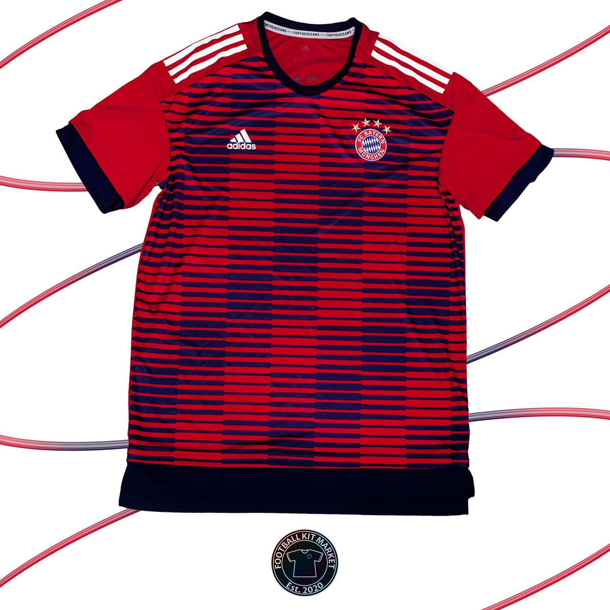Genuine BAYERN MUNICH Pre-Match Shirt (2017-2018) - ADIDAS (XL) - Product Image from Football Kit Market