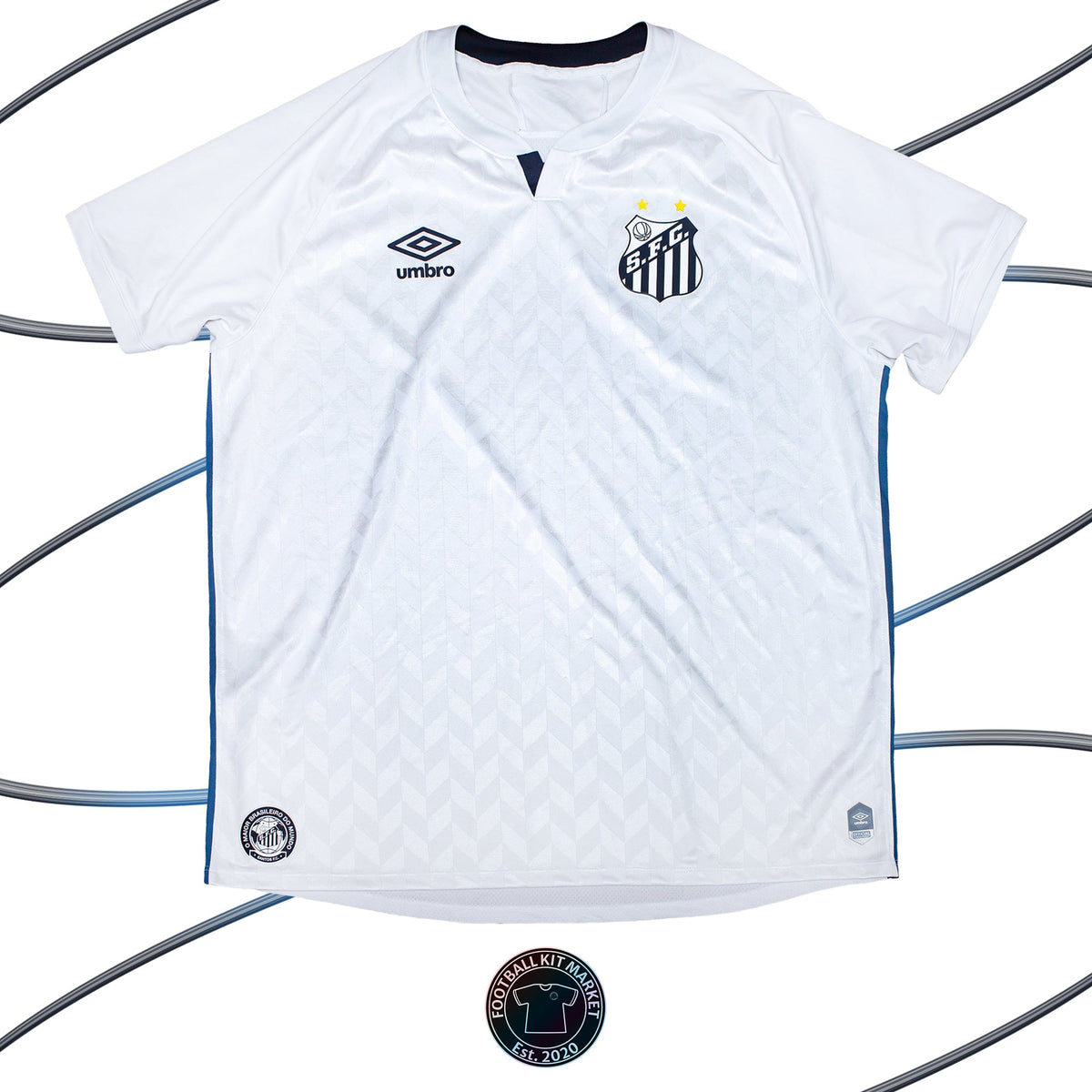 Genuine SANTOS Home Shirrt (2021) - UMBRO (XXL) - Product Image from Football Kit Market