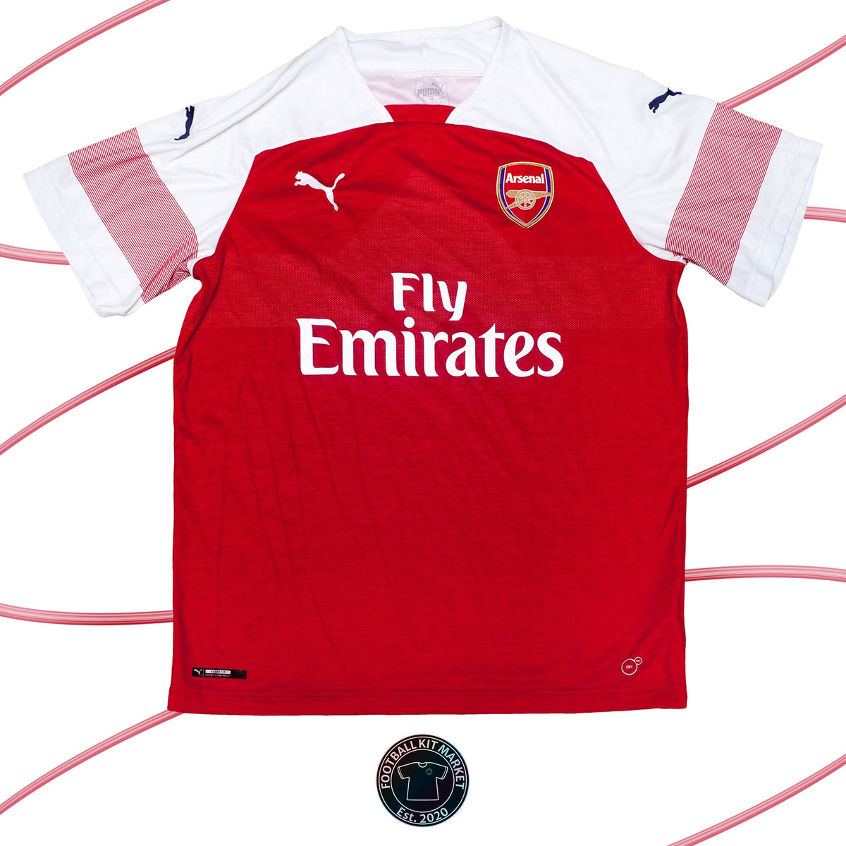 Genuine ARSENAL Home Shirt (2018-2019) - PUMA (XL) - Product Image from Football Kit Market