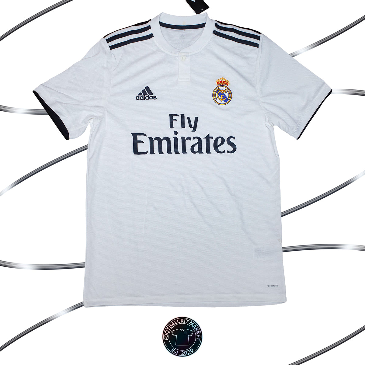 Genuine REAL MADRID Home (2018-2019) - ADIDAS (M) - Product Image from Football Kit Market