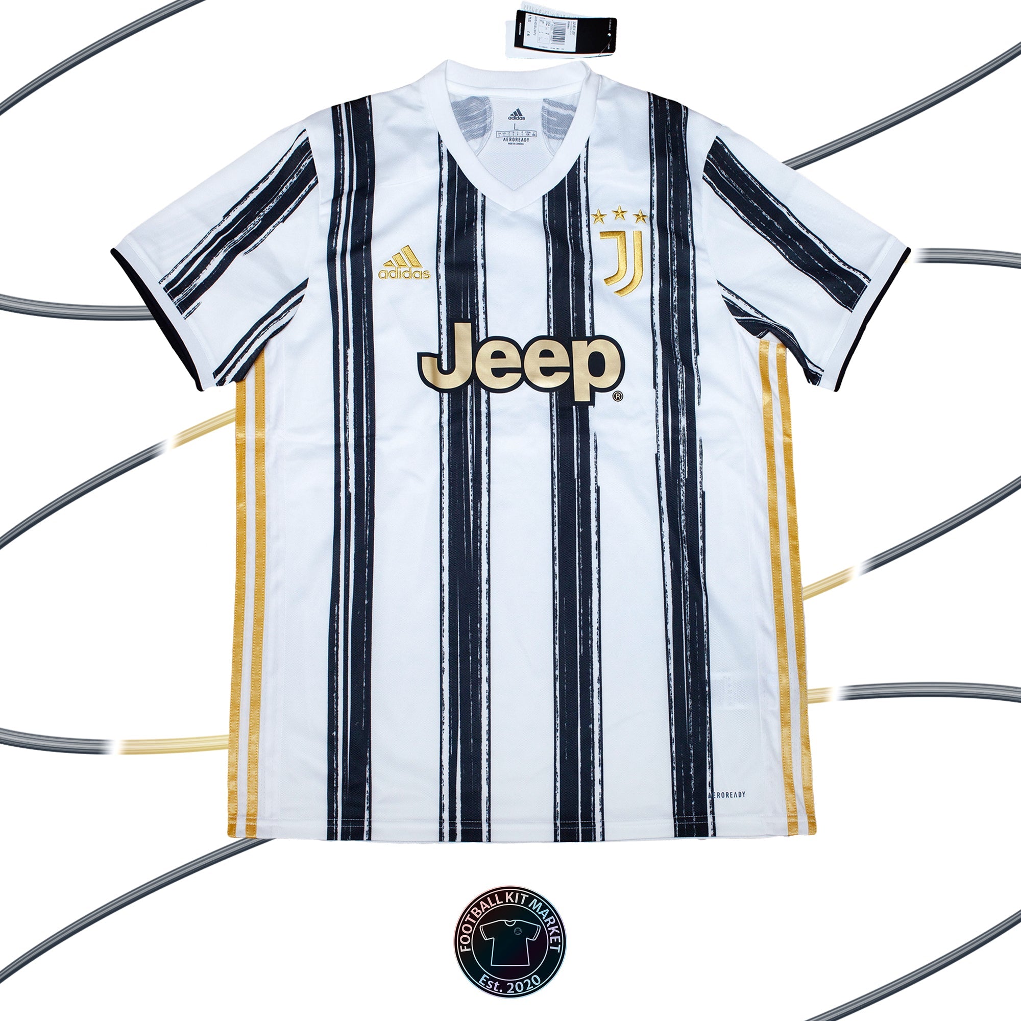 Genuine JUVENTUS Home Shirt (2020-2021) - ADIDAS (L) - Product Image from Football Kit Market