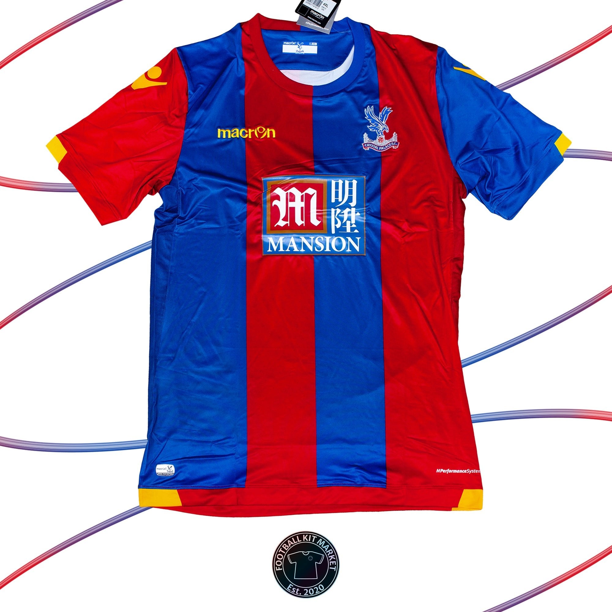 Genuine CRYSTAL PALACE Home Shirt (2015-2016) - MACRON (4XL) - Product Image from Football Kit Market